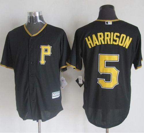 Pirates #5 Josh Harrison Black New Cool Base Stitched MLB Jersey
